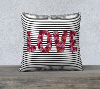 Blooming Love Pillow Case - 22"x22" preview