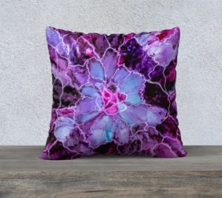 Pink & Mauve Abstract Alcohol Ink Art Bloom preview