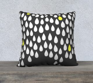 modern essential in sunny drops pillow case preview