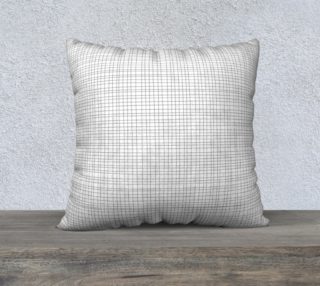 modern essential in white linen pillow case preview