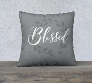Blessed Wreath Pillow preview