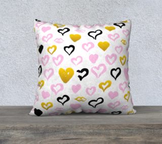 Glam Hearts Pink Gold Black preview