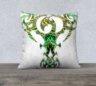 Green Phoenix Pillow preview
