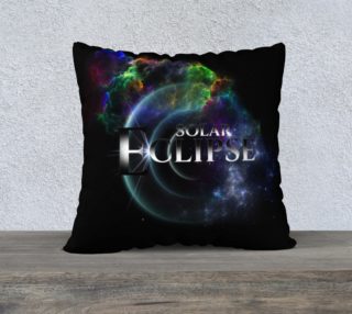 Solar Eclipse Fractal Art Spacescape 22x22 Pillow Case preview