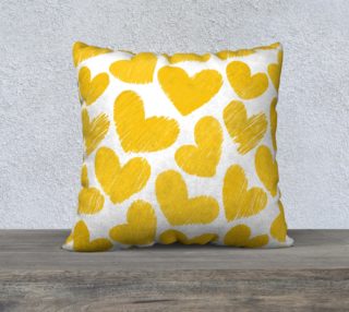 Sweet yellow hearts preview
