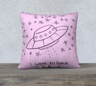 I Want To Leave Starseed Pillow preview