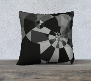 Aperçu de Black and gray pinwheel abstract