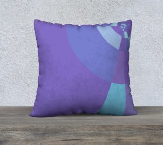 Aperçu de blue purple and turquoise  pinwheel abstract 