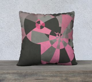 Aperçu de pink and gray  pinwheel abstract 
