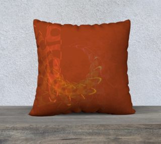 Aperçu de orange spiral abstract