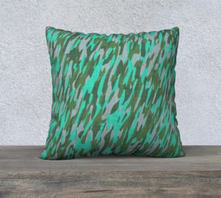 Aperçu de green turquoise and purple camo abstract 