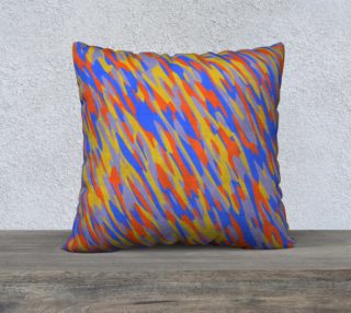 Aperçu de blue yellow and orange camo abstract 