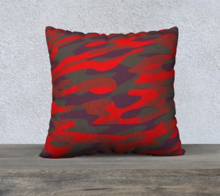 Aperçu de red purple and gray abstract camo 2