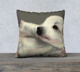 Adorable Puppy Pillow Case 22" x 22" preview