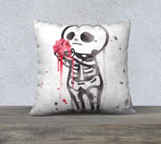 Skeleton love - Pillow preview