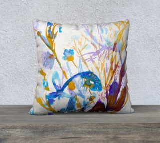 Blue Sea Weeds  cushion cover preview