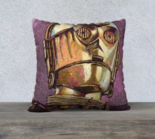 C3PO Square Throw Pillow preview