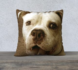 American Bulldog 22x22 pillow preview