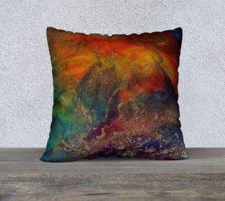 22"x22" Ode de Joy square pillow case preview