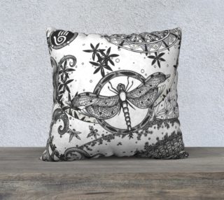 CANDICE DRAGONFLY DECORATIVE PILLOWCASE preview