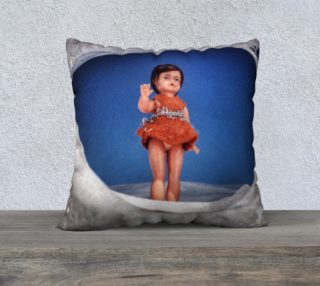 Ice Ice BabyDoll 22x22 pillow preview