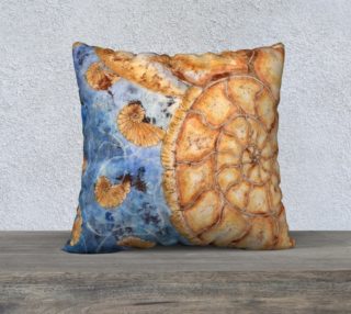 Nautilus Shell Fibonacci Under the Sea 22X22 Pillow Case preview