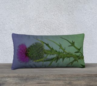 Thistle in Color Pillow 24X12 160613 preview