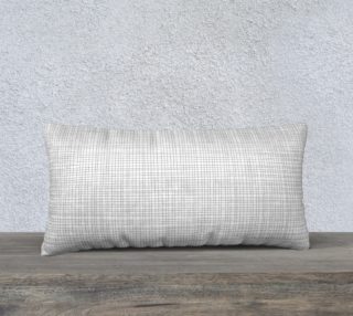 modern essential in white linen long pillow case preview