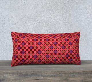 Polka Dots in Coral Pillow 24X12 190105F preview