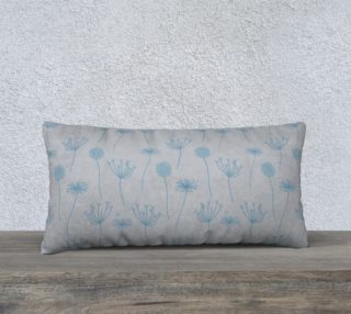 Stick Flowers on Beige Pillow 24X12 190127B preview