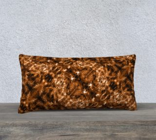 Brown Glow 24in x 12in Pillow Case III preview
