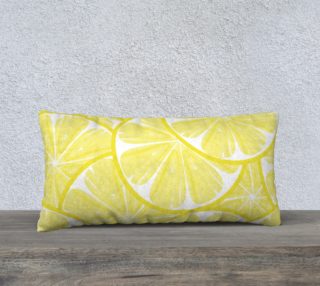 Lemon Slices Repeat Pillow 24X12 190209E preview