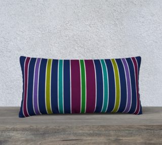 Stripes in Cool Tones Pillow 24X12 190218D preview