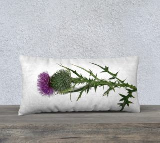 Thistle Bloom Pillow 24X12 preview
