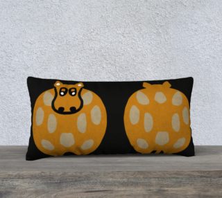 Silly Cow Pillow Case 24" x 12" preview