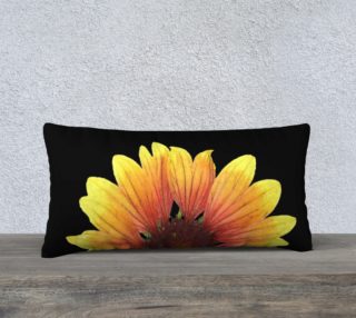Orange Yellow Flower Pillow 24X12 160811 preview