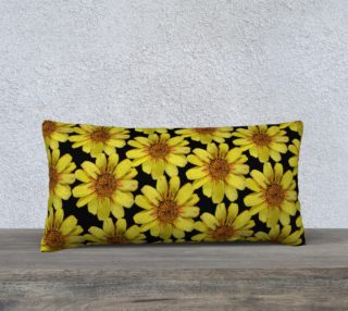 Crazy Yellow Flower Pillow 24X12 160903 preview