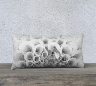 Gray Floral Pillow 24X12 160902 preview