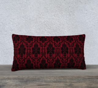 Elegant Black And Red Damask Antique Vintage Victorian Lace preview
