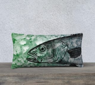 Hooked Fish Pillow 24X12 160327 preview