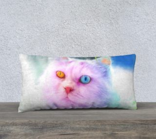 Unicorn Rainbow Cat Pillow preview