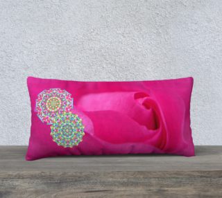 Eye Candy and Soul Food Rose Pillow Case preview