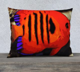 Beach Fire Angelfish Pillow preview