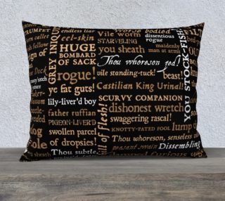 Shakespeare Insults Collection Pillow preview
