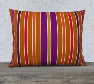 Stripes in Warm Tones Pillow 26X20 190219D preview