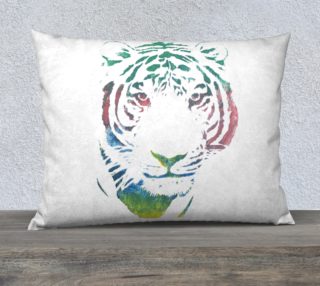 Colorful Tiger 26x20 pillow preview