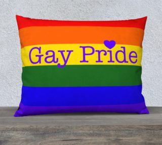 Gay Pride Love Pillow Case 26" x 20" preview