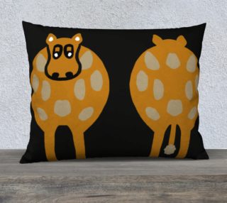 Silly Cow Pillow Case 26" x 20" preview