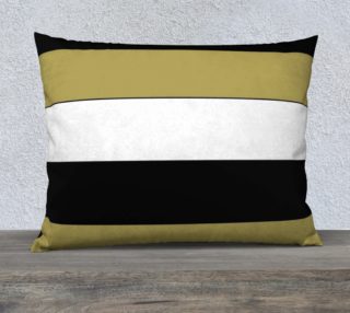 Elegant Black White Brown Gold Stripes Pattern preview