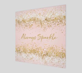 Aperçu de Blush Pink White Gold Confetti Always Sparkle